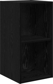 vidaXL Set comodă TV Stejar Negru 37 x 37 x 72 cm Lemn compozit