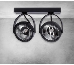 Spot LUGAR 2xAR111 - GU10/25W/230V