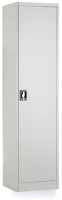 Dulap metalic universal, 50 x 40 x 185 cm, încuietoare cu cilindru, gri deschis - ral 7035
