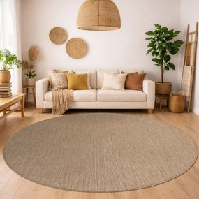 Covor SISAL SION cerc A5165A Melanj țesute plate natural