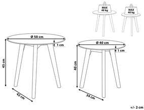 Set mese de cafea 2buc. Missoula (transparent). 1009371
