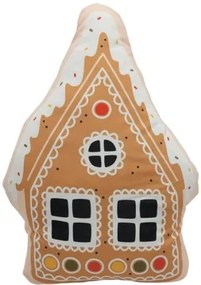 Crăciun Sweet Perne Decorativă Căsuță din Turtă Dulce, Catifea