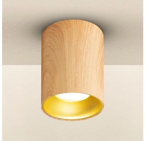 Brilagi - Spot LED RGBW cu dimmer TRINE 1xGU10/30W/230V, finisaj stejar