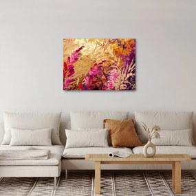Tablou - Pictură abstractă de flori II. (70x50 cm)