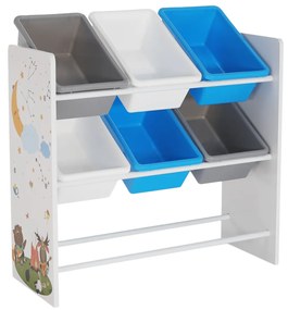 Organizator   raft pentru jucarii, multicolor   model, DARLING TIP 3