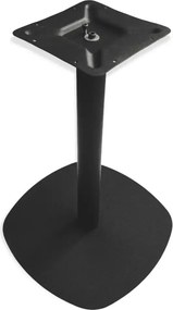 Masa din MDF, patrata texturata, Homs, nuc-negru, 80x80x75 cm, A0110