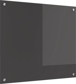 vidaXL Panou de bucătărie Gri închis 70 x 60 cm sticlă securizată