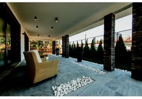 Spot de exterior 1xGU10/7W/230V IP54 negru Zambelis E219