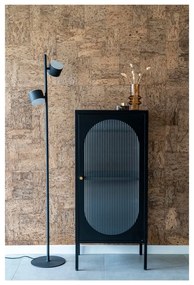 Vitrină neagră din metal 50x110 cm Adelaide – House Nordic