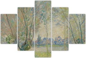 Tablou - Claude Monet, Woman Seated under the Willows, reproducere (150x105 cm)