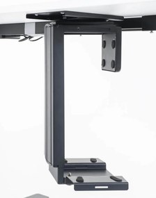 Suport unitate centrală universal, rotativ, reglabil pe înălțime și lățime - Negru