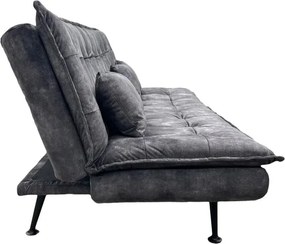 Canapea extensibila, Catifea Gri JAZZ 195cm