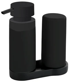 Dispenser săpun și recipient din silicon pentru lichide, set 2-în-1 pentru bucătărie sau baie - 250 ml, WENKO