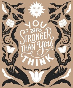 Ilustrație You are stronger than you think-, ElenKoss