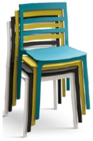SCAUN RIGATO -POLIPROPILENA- HORECA - GRI