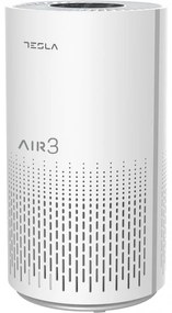 Purificator de aer Tesla Tara Lite 3, Pana la 12 m², CADR 100 m³/h, Filtru HEPA/Carbon Activ, Timer, , Alb