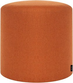 Puf teracotă cu tapițerie din lână Folk – noo.ma