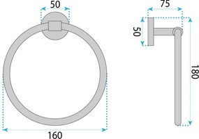 Bara portprosop Ring 5710 Galo auriu periat