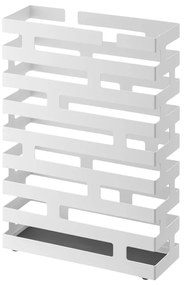 Suport pentru umbrele YAMAZAKI Brick, lățime 30 cm, alb