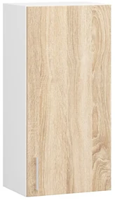 Dulap superior de bucătărie Lula W40 H720 (alb + stejar sonoma). 1068996