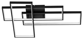 Aplica de perete sau tavan design geometric Alis negru