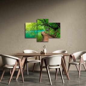 Tablou - Lacurile Plitvice (90x60 cm)