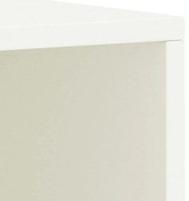 Noptiere, 2 buc., alb, 35 x 30 x 40 cm, lemn masiv de pin 2, Alb