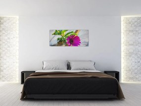 Tablou flori tăiate (120x50 cm)