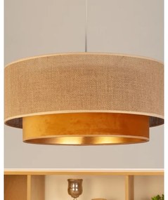 Pendul pe cablu SARTA 1xE27/60W/230V cupru/iută