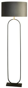Lampadar/Lampa de podea decorativa Modish negru/gri