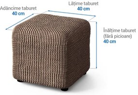 Huse bielastice COSTINA alunei taburet (40 x 40 x 40 cm)