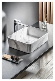 Chiuvetă albă din ceramică 47,5x37,5 cm Dalma – Sapho