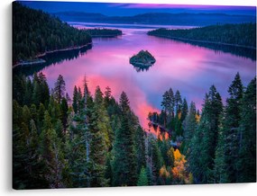 Tablou - Lacul Tahoe, Sierra Nevada, California, SUA (70x50 cm)