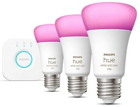 Set de bază Philips Hue WACA 3xE27/9W/230V 2000-6500K + hub conexiune