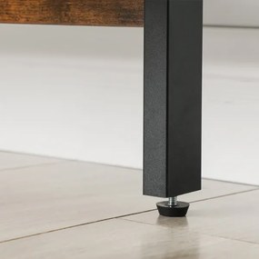 Bibliotecă NAVARO maro/negru