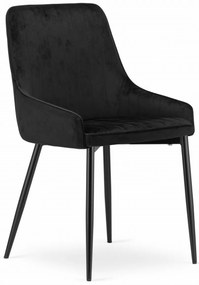 Scaun catifea MONZA negru