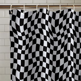 Perdea de duș 180x180 cm Checkerboard – Catherine Lansfield