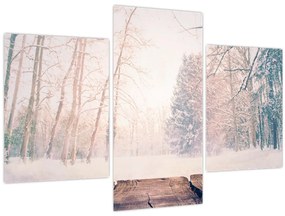 Tablou - Priveliște pădure (90x60 cm)