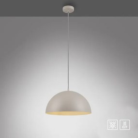 Schöner Wohnen 11728-39 - Lustră suspendată ALI pe cablu 1xE27/25W/230V Ø 38 cm, gri
