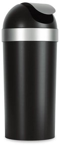 Coș de gunoi negru din plastic 62 l Venti – Umbra