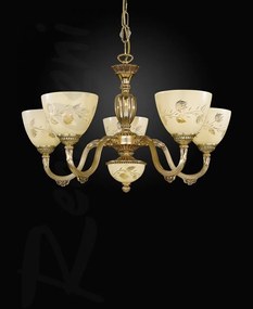 Candelabru clasic cu 5 brate realizat manual 6358
