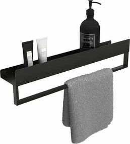 Etajera negru mat Rea SF01 60 cm
