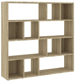 Biblioteca Separator camera, stejar sonoma, 105x24x102 cm Stejar sonoma, 1
