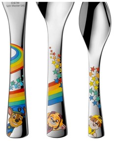 Set 4 tacâmuri din oțel inoxidabil pentru copii WMF Paw Patrol