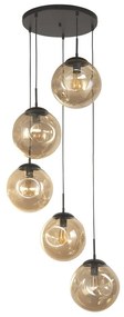 Lustra cu 5 pendule design modern minimalist Punch 5Lt