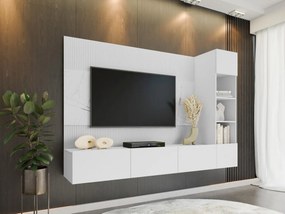 Mobilier living Coprea II (Alb + Marmură Alb) . 1104550