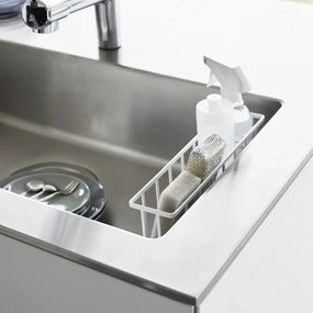 Suport pentru accesorii de spălat alb autoadeziv din metal Film Hook – YAMAZAKI