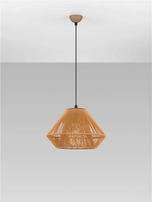 Lustra, Pendul din ratan sintetic pentru exterior Aell chihlimbar