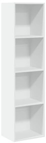 857876 vidaXL Bibliotecă, alb, 40x30x152 cm, lemn prelucrat