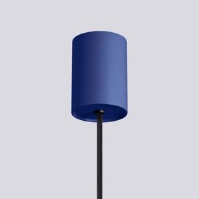 Lustră pe cablu Sollux SL.1739 HALO 1xG9/8W/230V d. 12 cm albastru